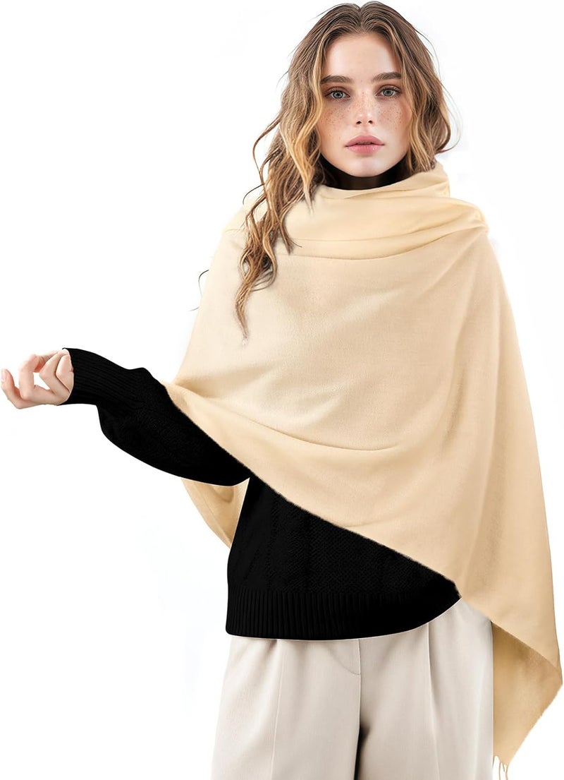 Premillow Scarfs for Women, Winter Scarf, Classic Pashmina Shawls and Wraps, Cashmere Feel Scarfs for Women, Long Scarves - Image 2